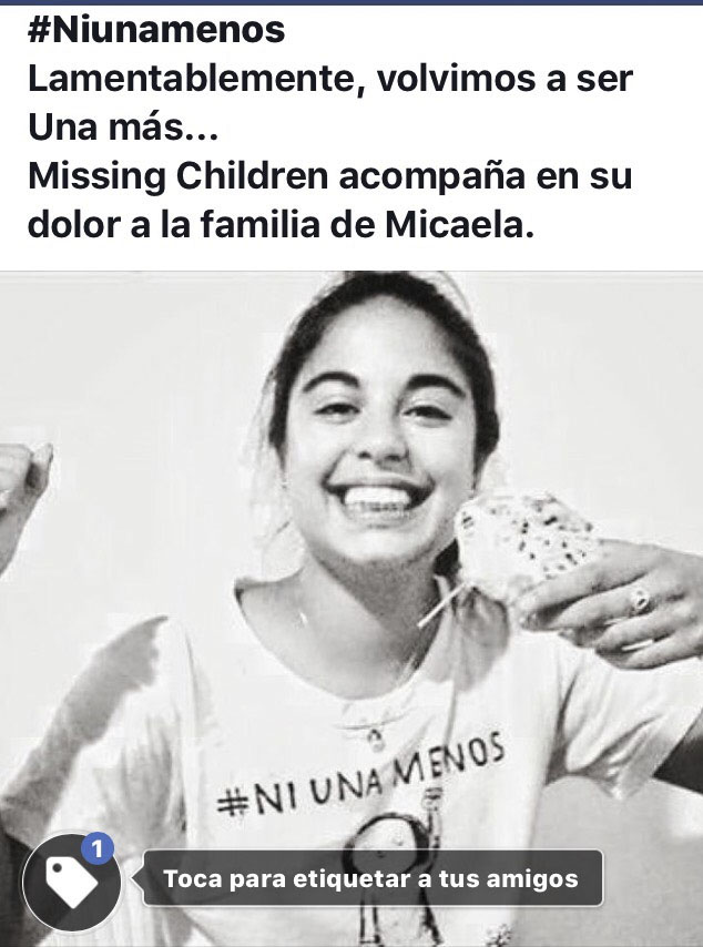 UNA MENOS, QUE TRISTEZA